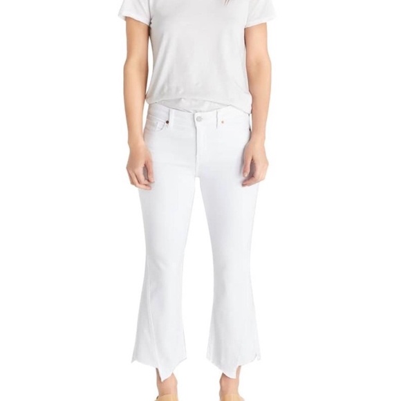 Etica Denim - ETICA White Micki Crop Flare Jeans for Women NWT